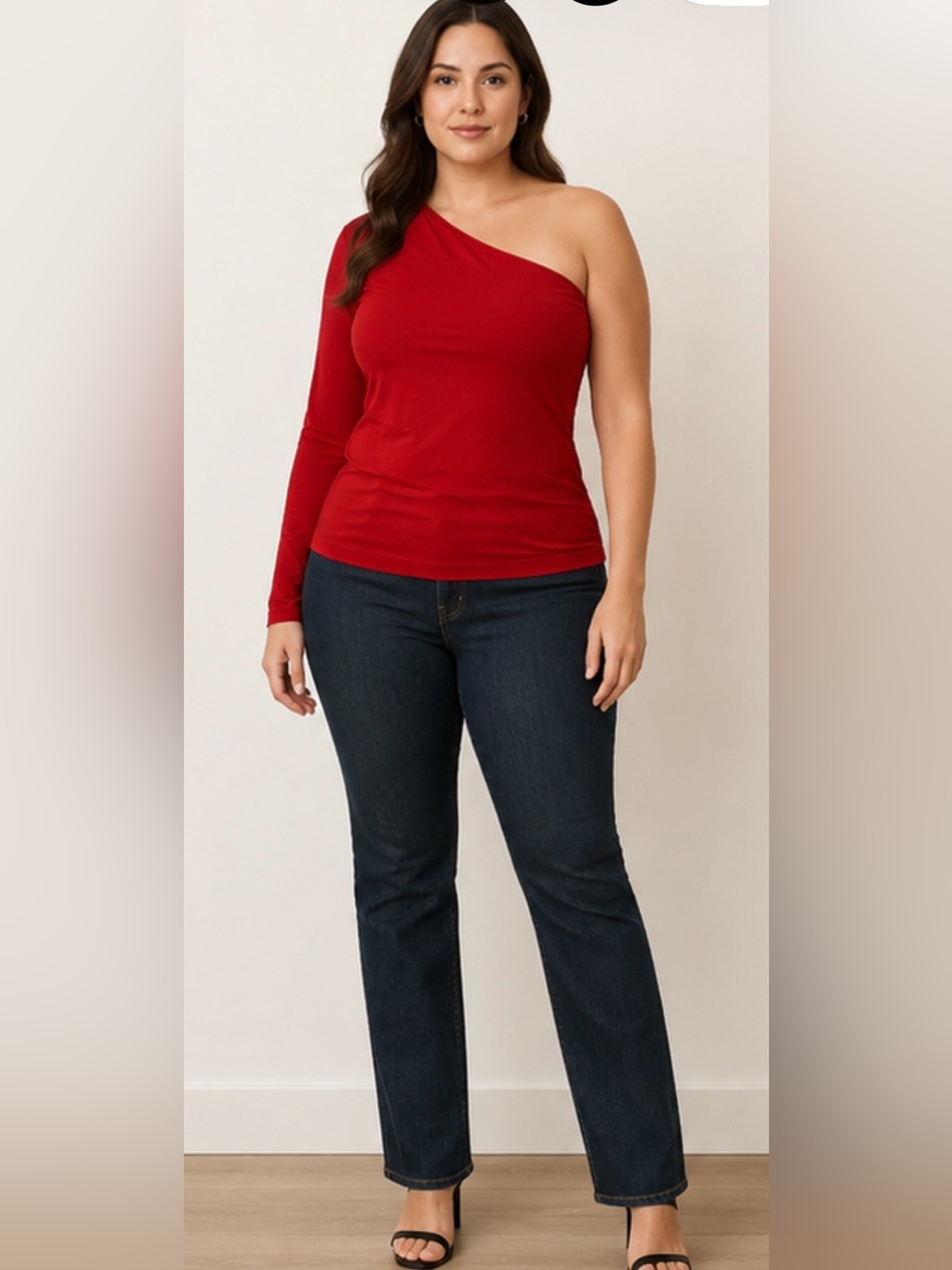 TORRID Burnt Orange One-Shoulder Top - Size 0 (Large)